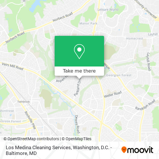 Los Medina Cleaning Services map