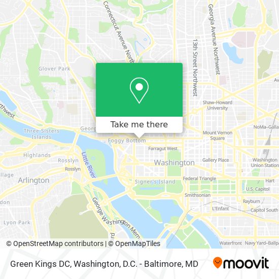Green Kings DC map