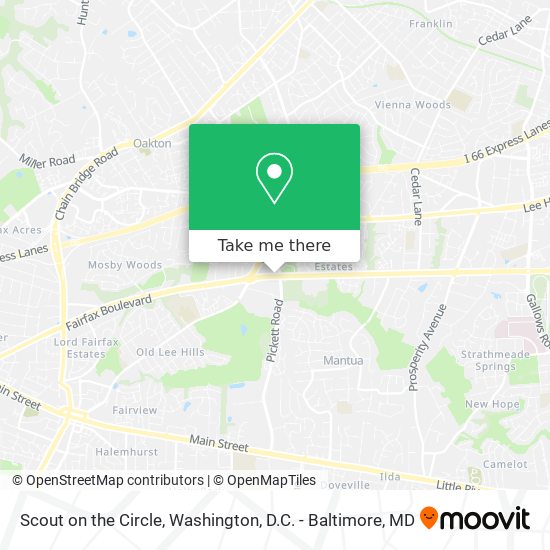 Mapa de Scout on the Circle