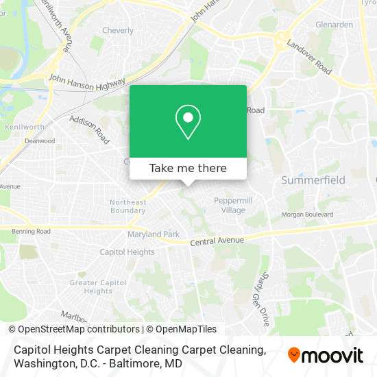 Mapa de Capitol Heights Carpet Cleaning Carpet Cleaning