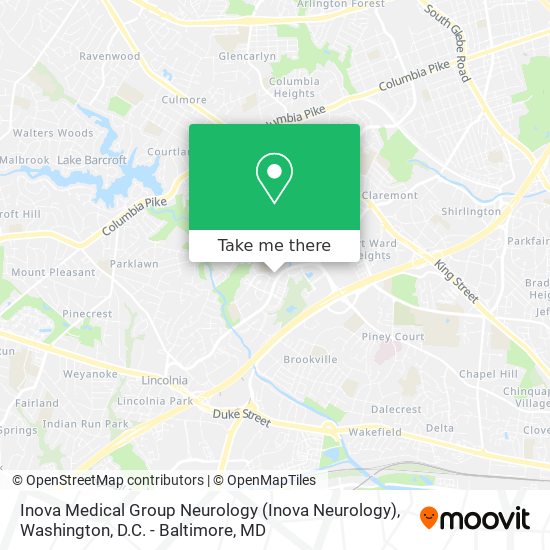 Inova Medical Group Neurology (Inova Neurology) map