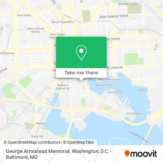 Mapa de George Armistead Memorial