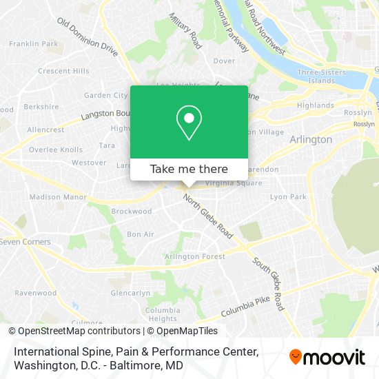 International Spine, Pain & Performance Center map