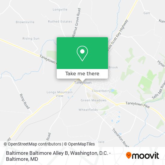 Mapa de Baltimore Baltimore Alley B