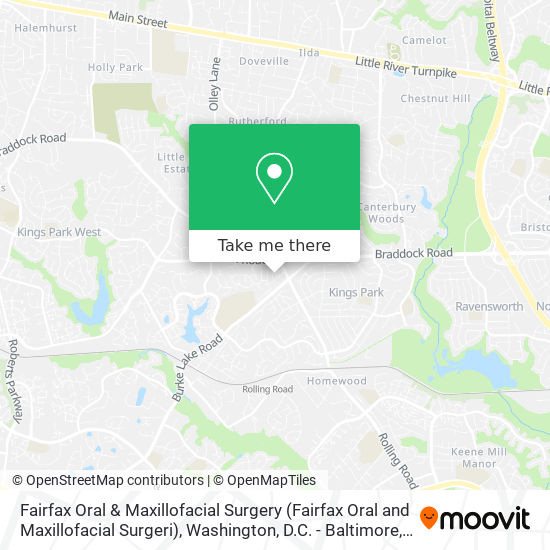 Fairfax Oral & Maxillofacial Surgery (Fairfax Oral and Maxillofacial Surgeri) map