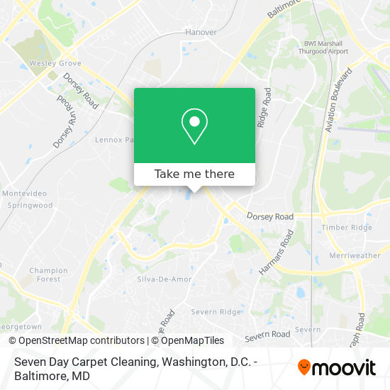 Mapa de Seven Day Carpet Cleaning