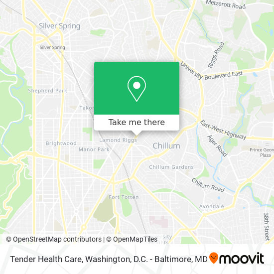 Tender Health Care map