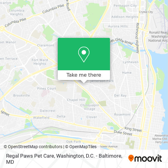 Regal Paws Pet Care map