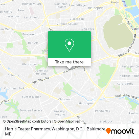 Harris Teeter Pharmacy map