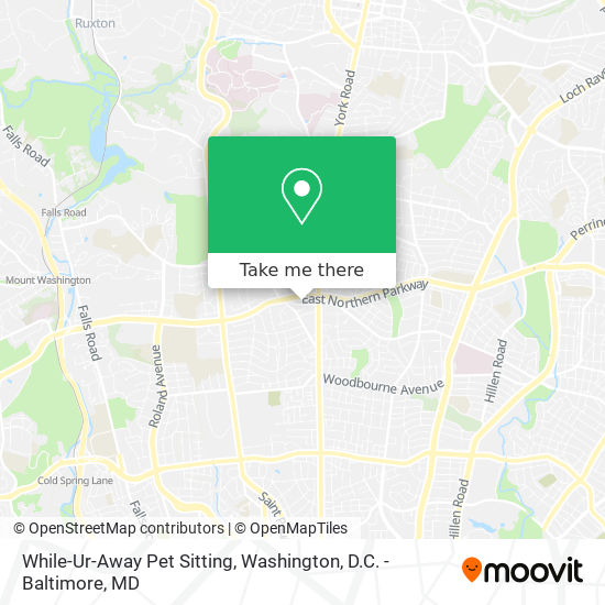 While-Ur-Away Pet Sitting map