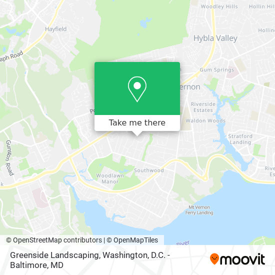 Mapa de Greenside Landscaping