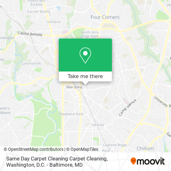 Same Day Carpet Cleaning Carpet Cleaning map