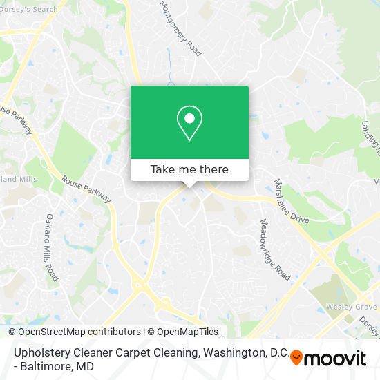 Mapa de Upholstery Cleaner Carpet Cleaning