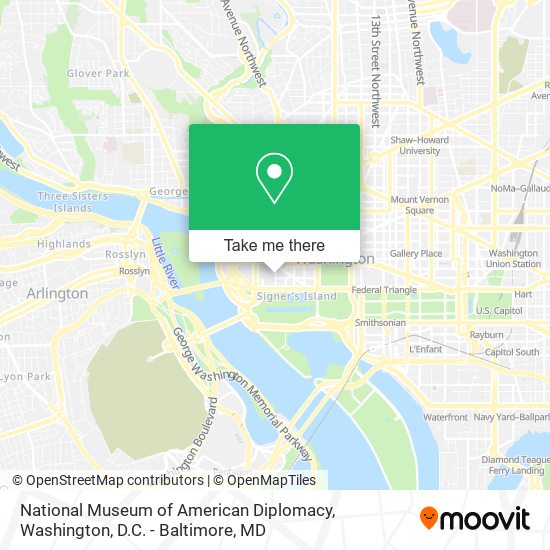 Mapa de National Museum of American Diplomacy