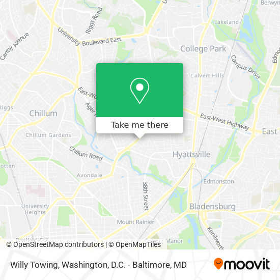 Willy Towing map