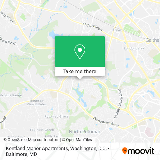 Mapa de Kentland Manor Apartments