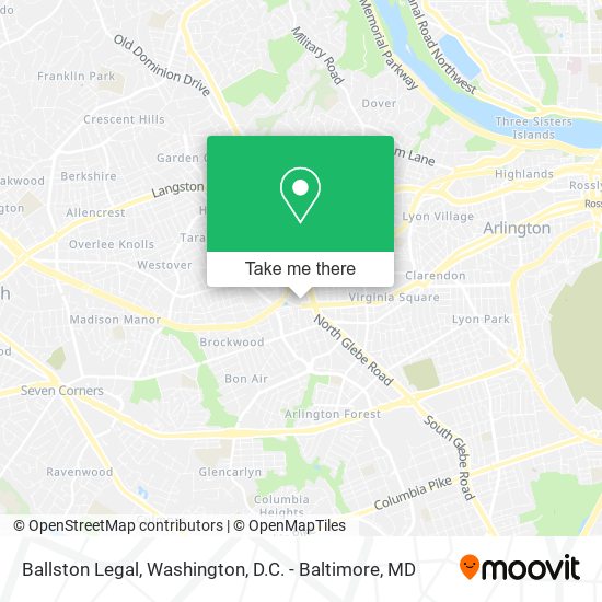 Mapa de Ballston Legal