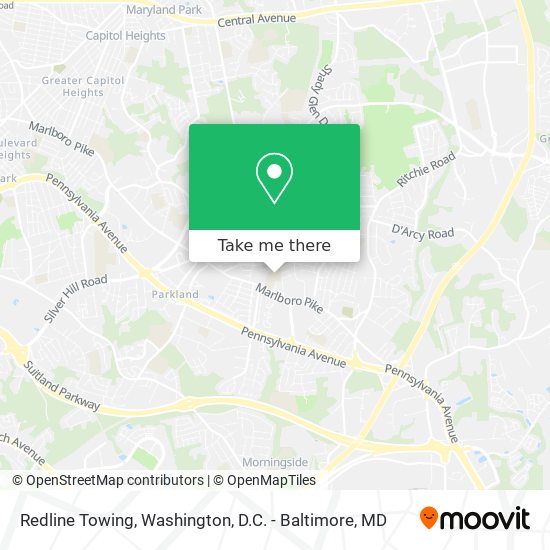 Mapa de Redline Towing