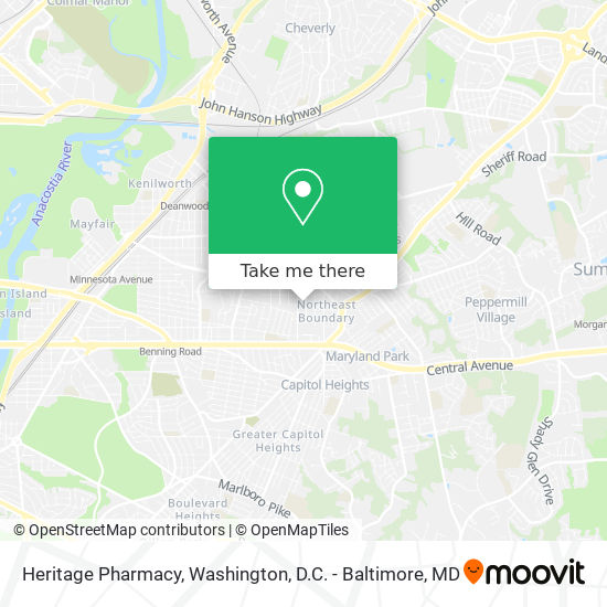 Heritage Pharmacy map