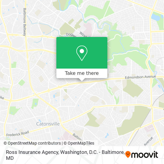 Mapa de Ross Insurance Agency