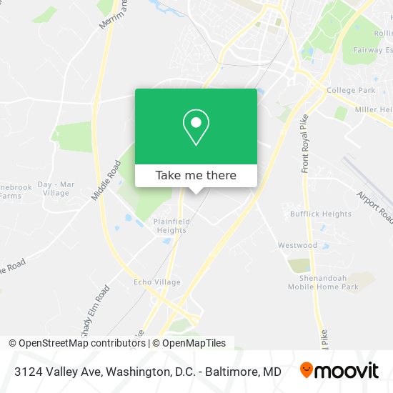 3124 Valley Ave map