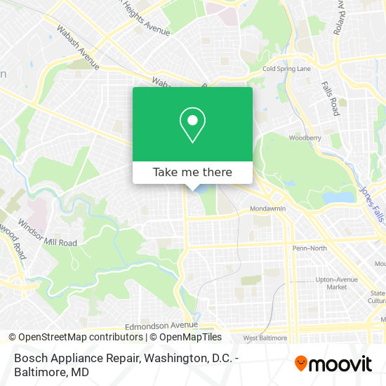 Bosch Appliance Repair map