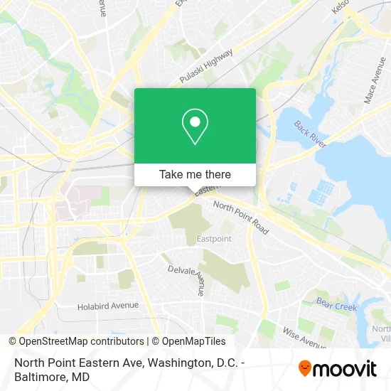 North Point Eastern Ave map