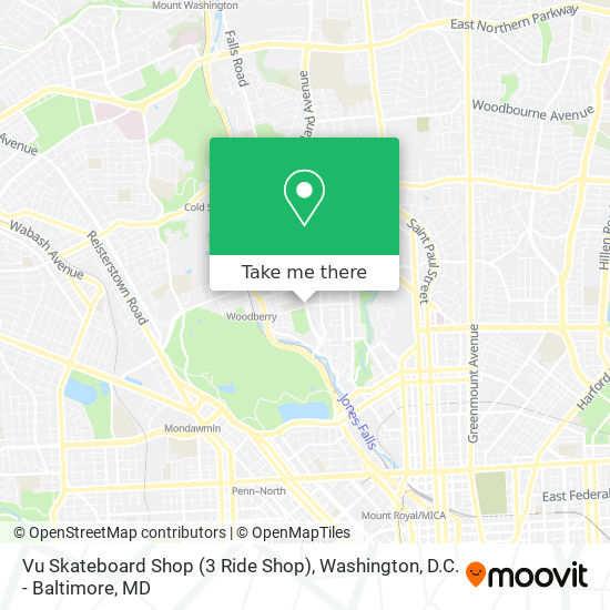 Vu Skateboard Shop (3 Ride Shop) map