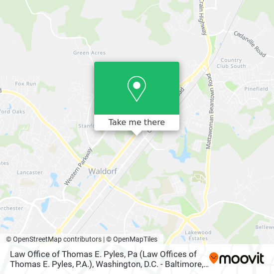 Law Office of Thomas E. Pyles, Pa (Law Offices of Thomas E. Pyles, P.A.) map