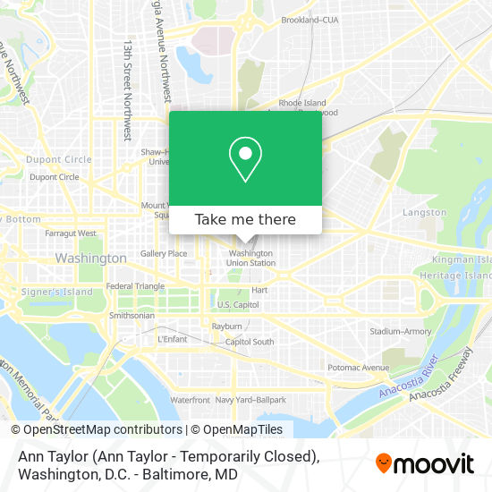 Mapa de Ann Taylor (Ann Taylor - Temporarily Closed)