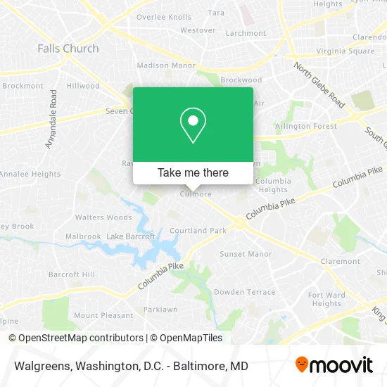 Mapa de Walgreens