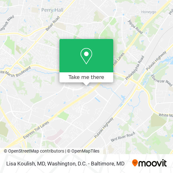 Mapa de Lisa Koulish, MD