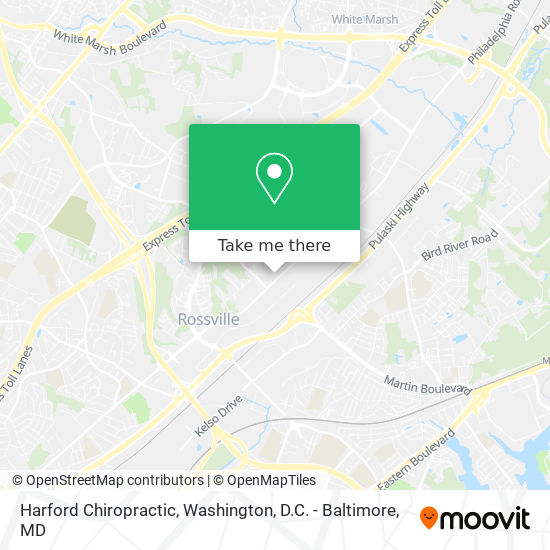 Harford Chiropractic map