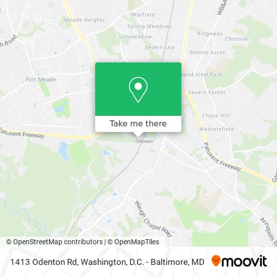 1413 Odenton Rd map