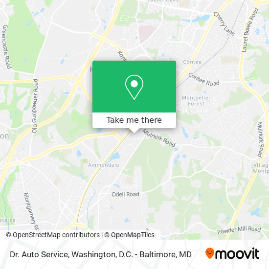 Dr. Auto Service map