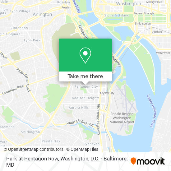 Mapa de Park at Pentagon Row