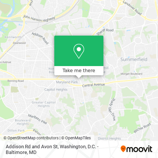 Mapa de Addison Rd and Avon St