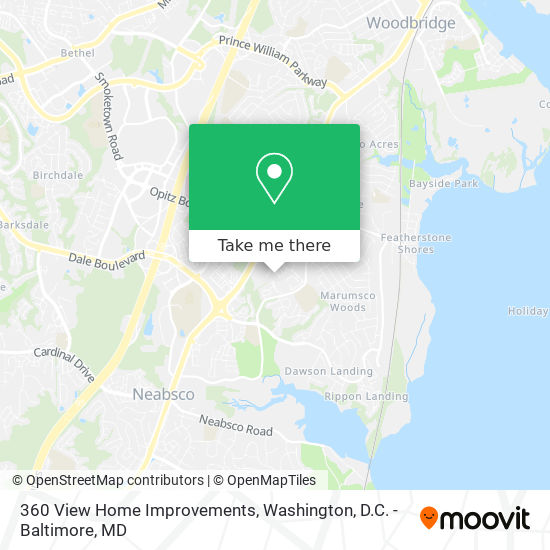 360 View Home Improvements map