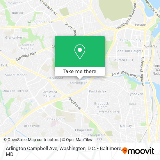 Mapa de Arlington Campbell Ave