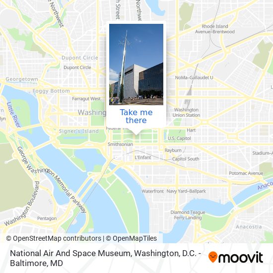 National Air And Space Museum map