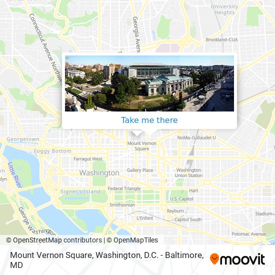 Mapa de Mount Vernon Square