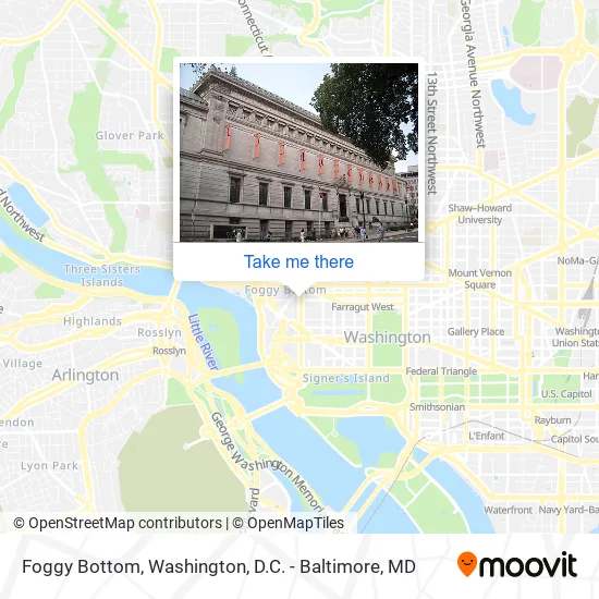 Foggy Bottom map