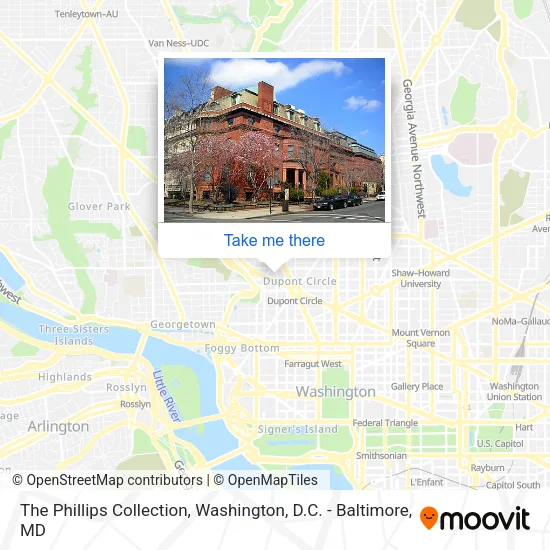 The Phillips Collection map