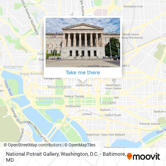 Mapa de National Potrait Gallery