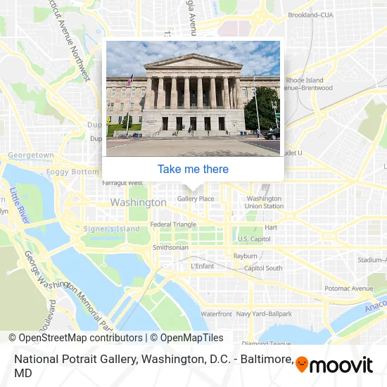 National Potrait Gallery map
