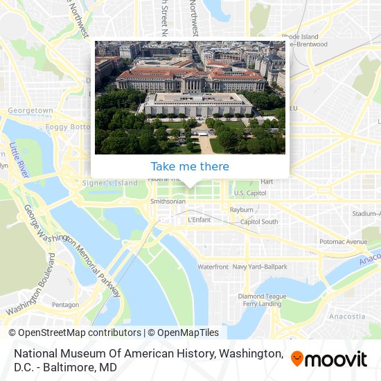 National Museum Of American History map
