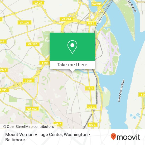 Mount Vernon Village Center map