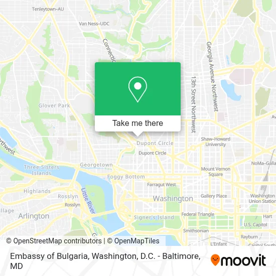 Embassy Of Bulgaria map