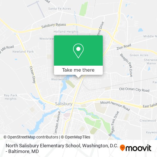 North Salisbury Elementary School map