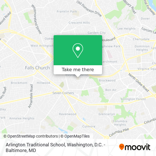 Mapa de Arlington Traditional School